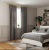 Zasłona welwetowa blackout 140x260 cm szara na taśmie, elegancka przyciemniająca