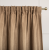 Zasłona welwetowa blackout 140x260 cm ciemna ciepła beżowa na taśmie, elegancka przyciemniająca