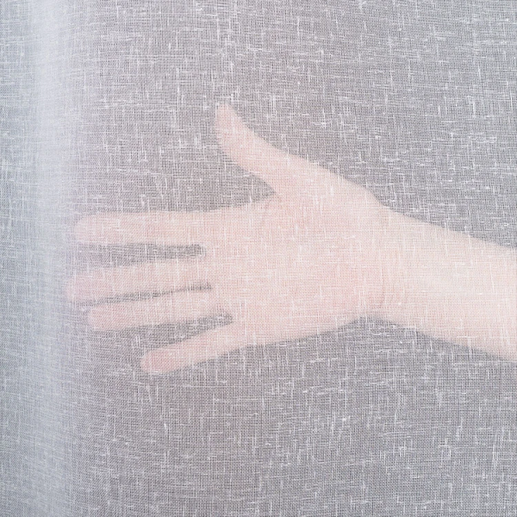 Firana Natural Look 140x260 cm, biała – tkanina z ołowianką