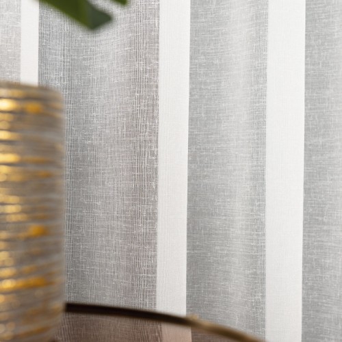 Firana Natural Look 140x260 cm, offwhite – tkanina z ołowianką